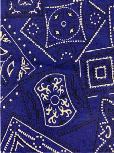 868 blue bandana