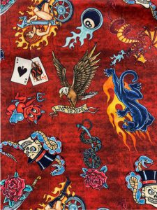 883 tattoo red