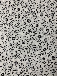 961 flowers blk wh
